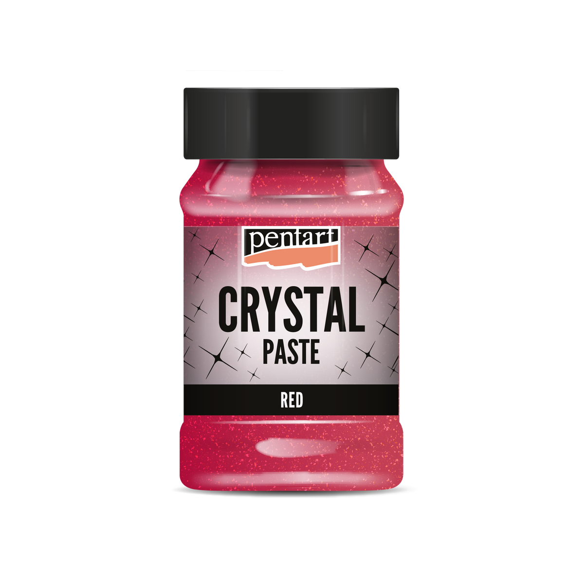 Kristalna pasta Pentart 100 ml – crvena