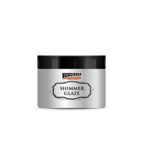 Svjetlucava glazura Pentart Junior Paints Shimmer Glaze 150 ml – srebrna