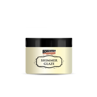 Svjetlucava glazura Pentart Junior Paints Shimmer Glaze 150 ml – sedefasto bijela