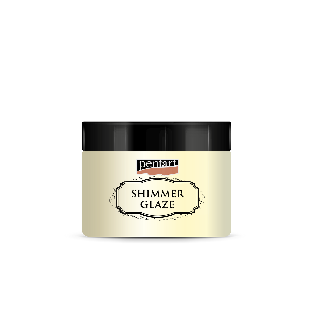 Svjetlucava glazura Pentart Junior Paints Shimmer Glaze 150 ml – sedefasto bijela