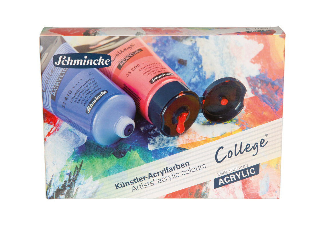 Akrilne boje Schmincke College Acrylic – kartonski set 5 x 75 ml