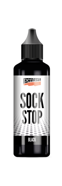 Pentart Sock stop tekuća protuklizna masa crna 80 ml