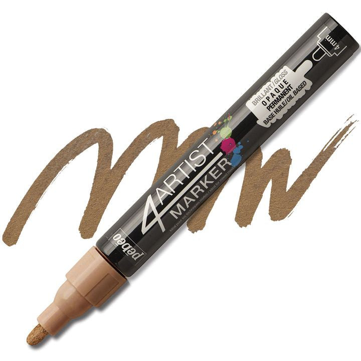 4ARTIST MARKER Pébéo na bazi ulja 4mm – bakrena