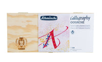Drveni set gvaš boja Schmincke Calligraphy Gouache, 12 x 20 ml