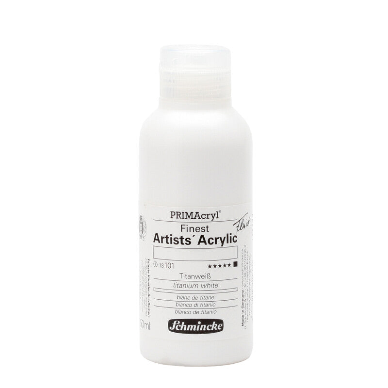 Akrilne boje Schmincke PRIMAcryl Professional 250 ml – 101 Titan bijela fluid