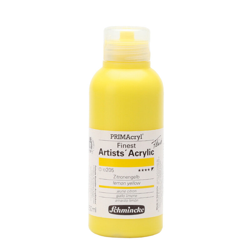 Akrilne boje Schmincke PRIMAcryl Professional 250 ml – 205 Hansa žuta limun fluid