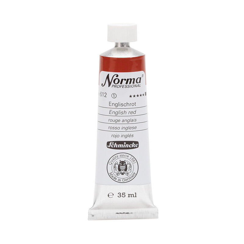 Uljane boje Schmincke Norma Professional 35 ml – 612 Engleska crvena