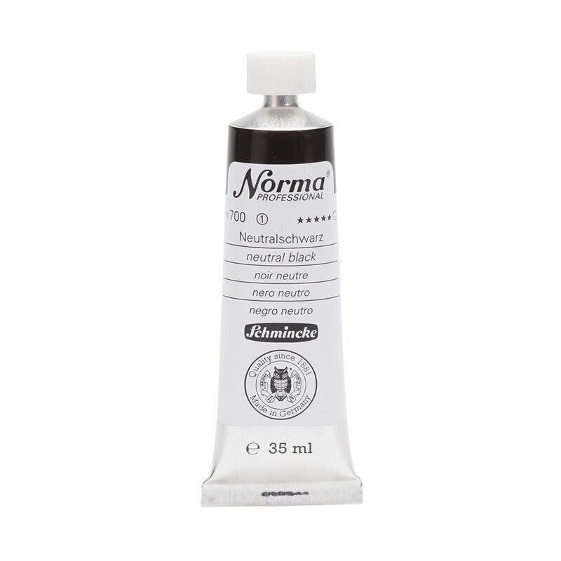 Uljane boje Schmincke Norma Professional 35 ml – 700 Neutralna crna