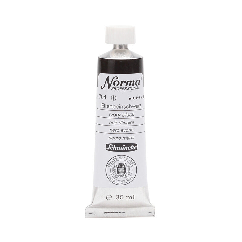 Uljane boje Schmincke Norma Professional 35 ml – 704 Crna bjelokost