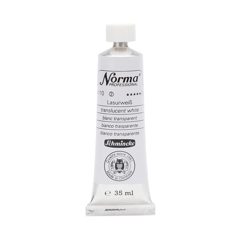 Uljane boje Schmincke Norma Professional 35 ml – 110 Transparentno bijela
