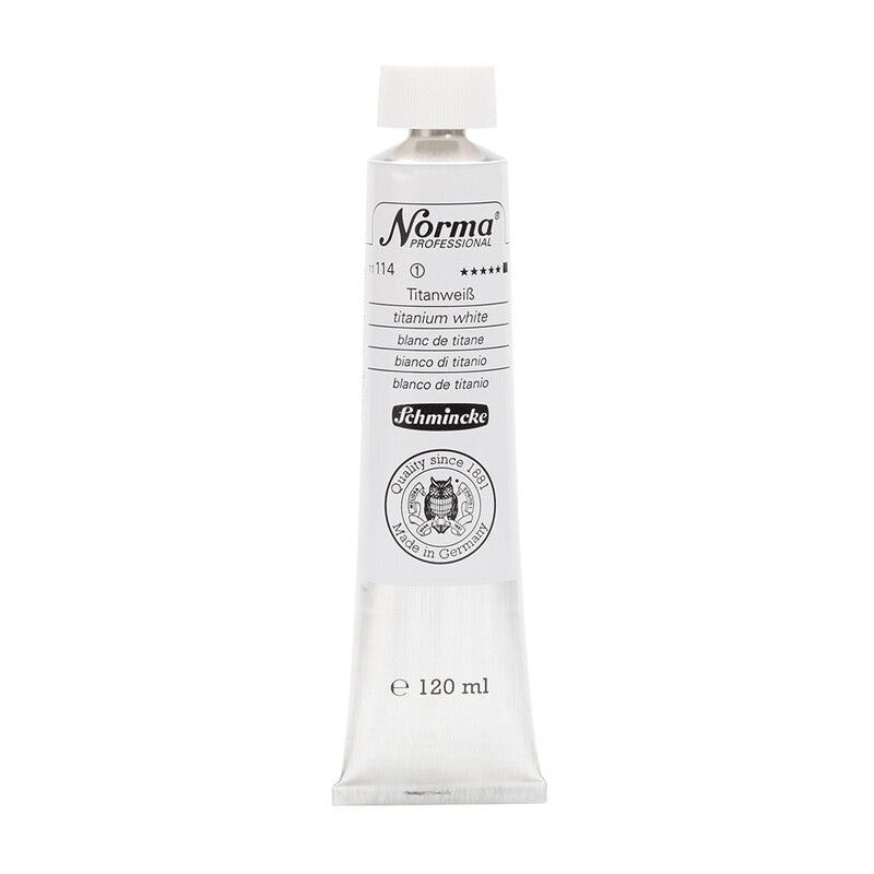 Uljane boje Schmincke Norma Professional 120 ml – 114 Titan bijela