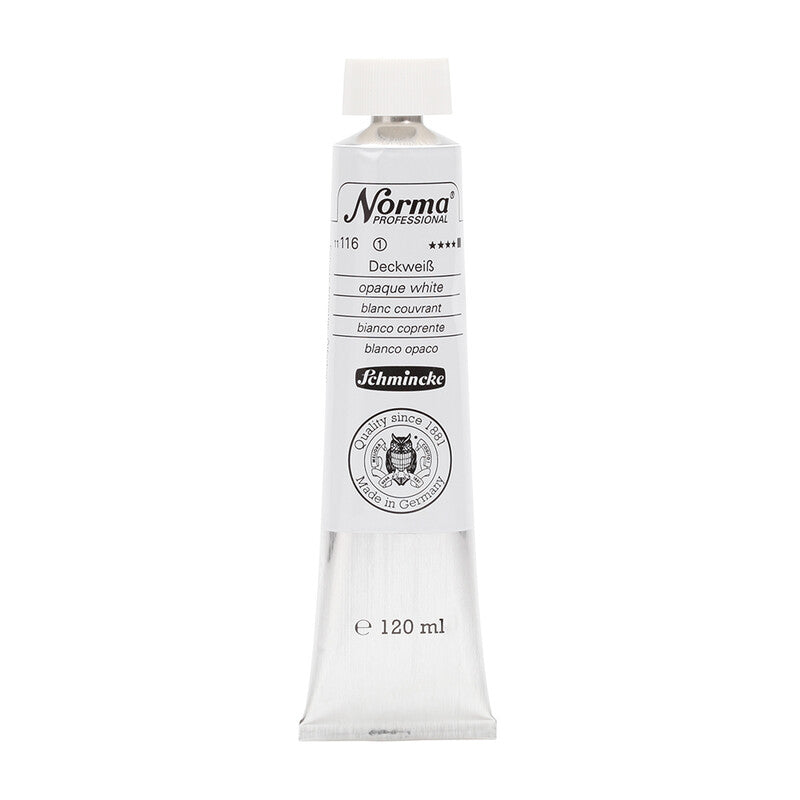 Uljane boje Schmincke Norma Professional 120 ml – 116 Pokrivna bijela