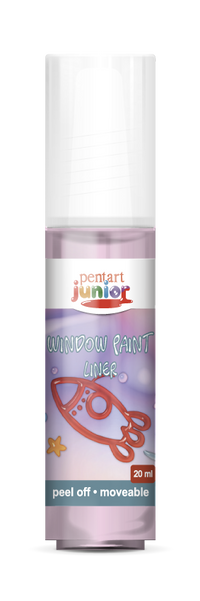 Boja za staklo Pentart Junior 20 ml – ružičasta