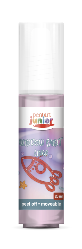 Boja za staklo Pentart Junior 20 ml – ružičasta