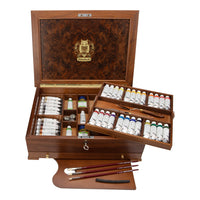 Drvena kutija Schmincke MUSSINI, 37 x 35 ml + pribor