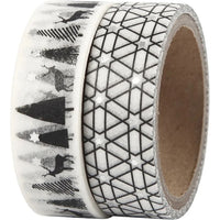 Set washi traka Deer and pattern