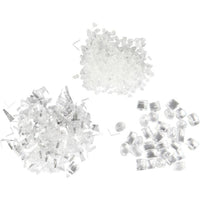 Bijeli glitter - set od 3 kom