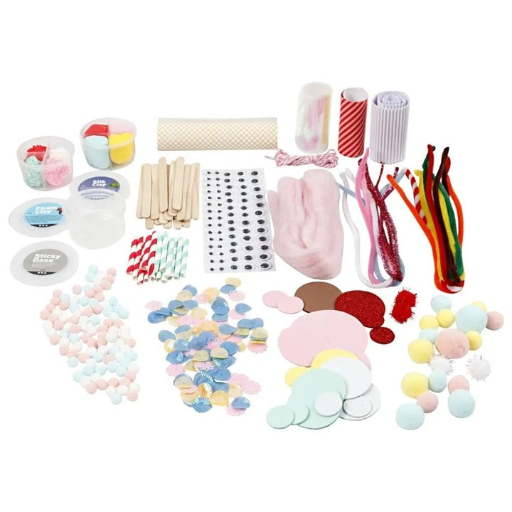 Kreativni set slatkiša - mješavina materijala