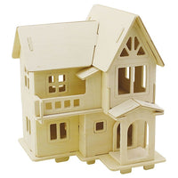 Kućica s balkonom - 3D set