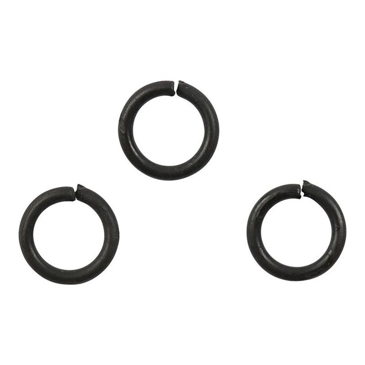Crni spojni prstenovi 7 mm x 1 mm - 50 kom