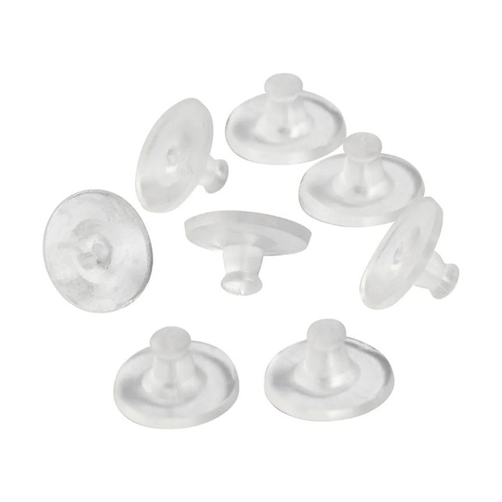 Gumeni nasloni za naušnice 10 mm - 10 pari