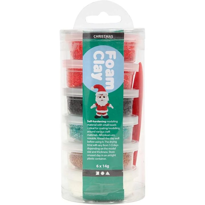 Masa za modeliranje Foam Clay Nova godina 6 x 14 g