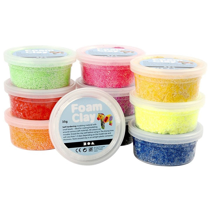 Komplet masa za modeliranje Foam Clay 10 x 35 g
