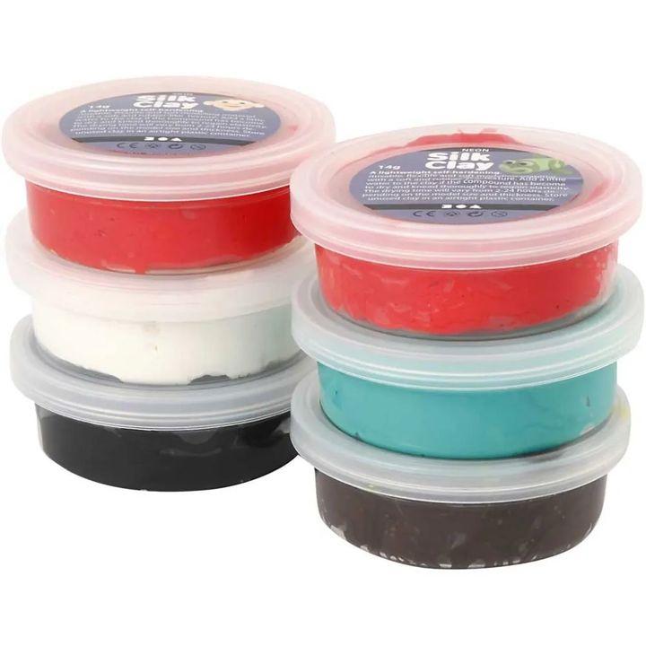 Masa za modeliranje Silk Clay Nova godina 6 x 14 g