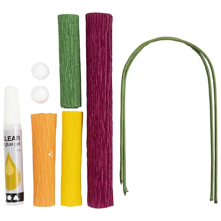 Mini kreativni set | Makovi od krep papira