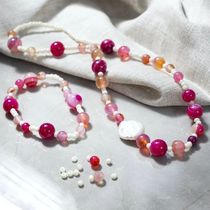 Komplet za kreativnu izradu nakita - Pink Mix