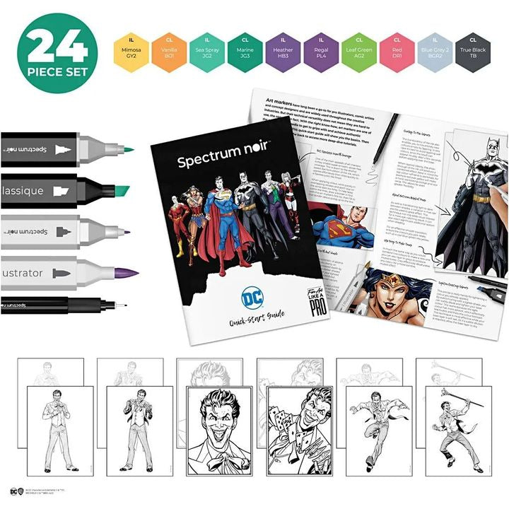 Komplet za ilustraciju HEROES AND VILLAINS : THE JOKER