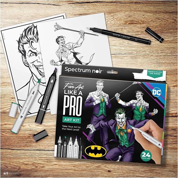 Komplet za ilustraciju HEROES AND VILLAINS : THE JOKER