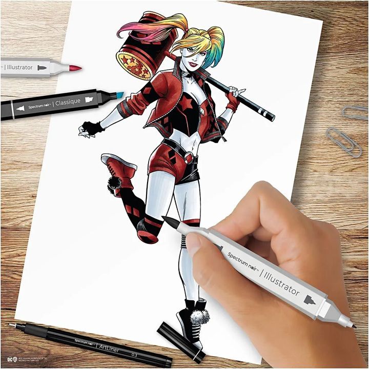 Komplet za ilustraciju HARLEY QUINN