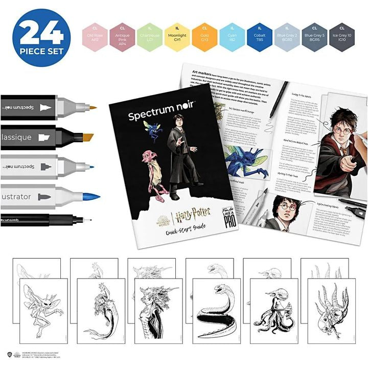 Komplet za ilustraciju HARRY POTTER: MAGICAL CREATURES