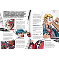 Komplet za ilustraciju MANGA A COMIC HEROES