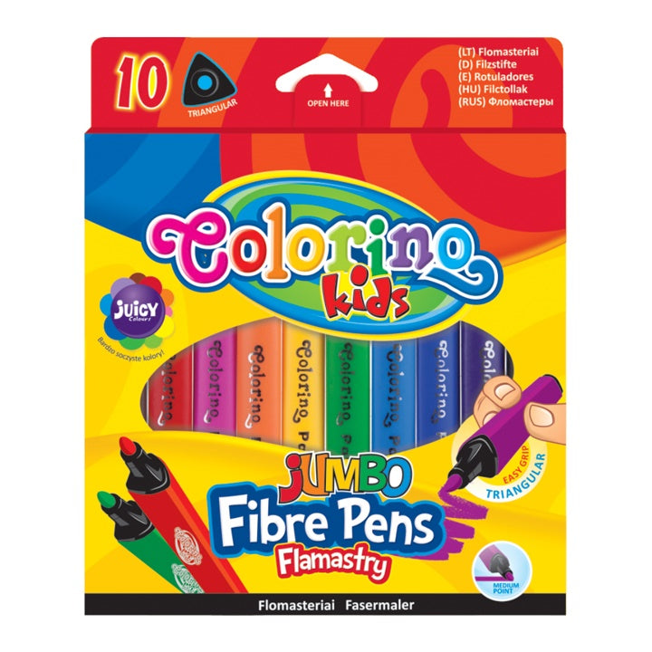 Trokutasti JUMBO markeri Colorino 10 kom