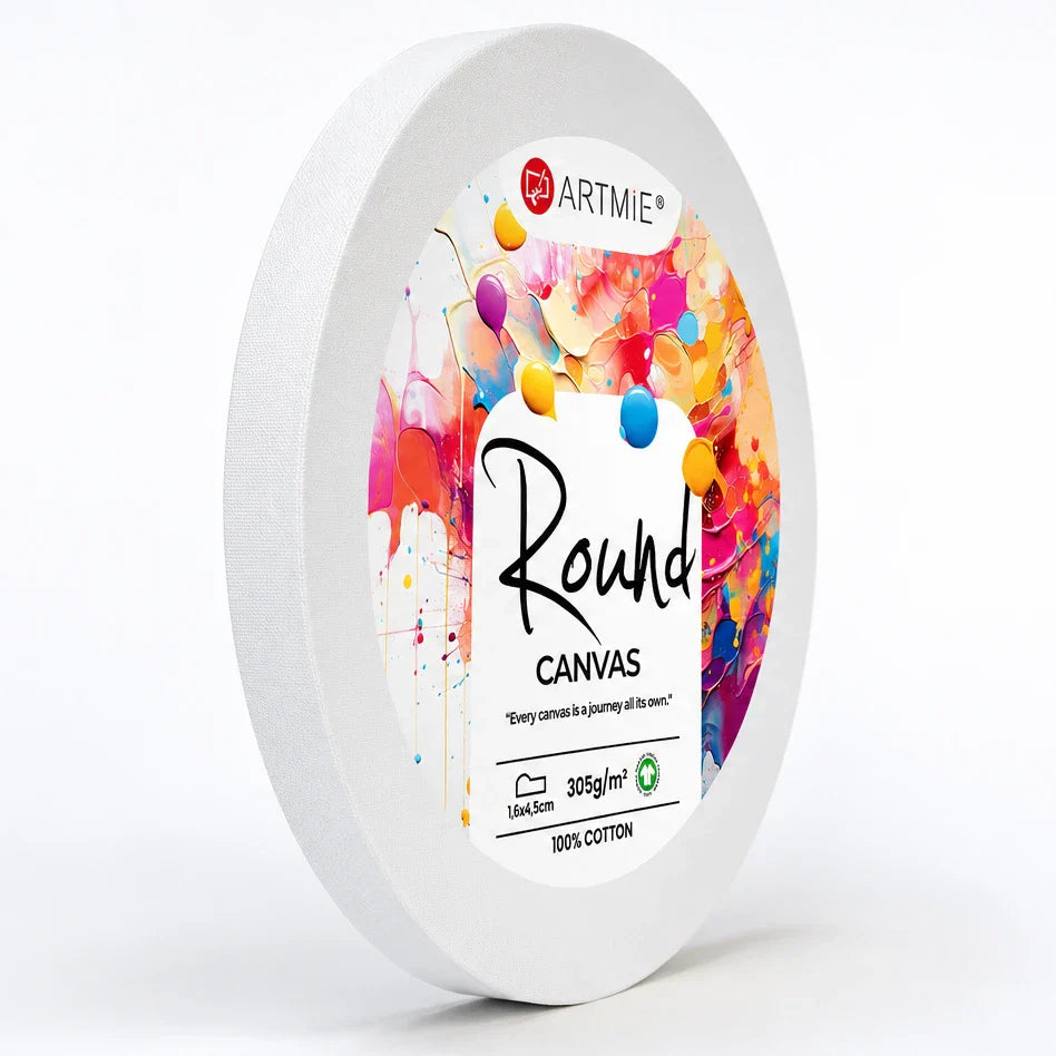 ARTMIE okruglo slikarsko platno na okviru | različite dimenzije