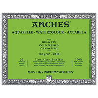 Blok ARCHES® Aquarelle Watercolour Cold Pressed | izaberite format