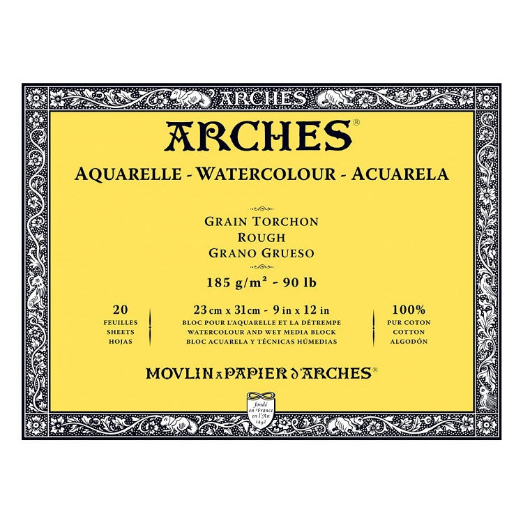 Blok ARCHES® Aquarelle Watercolour Rough | izaberite format