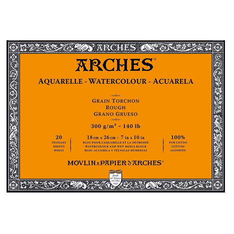 Blok za slikanje ARCHES® Aquarelle Watercolour Rough | izaberite format