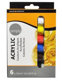 Daler- Rowney - akrilni set 6 x 12ml