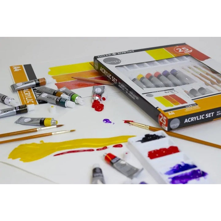 Daler Rowney set akrila s dodacima 25 kom