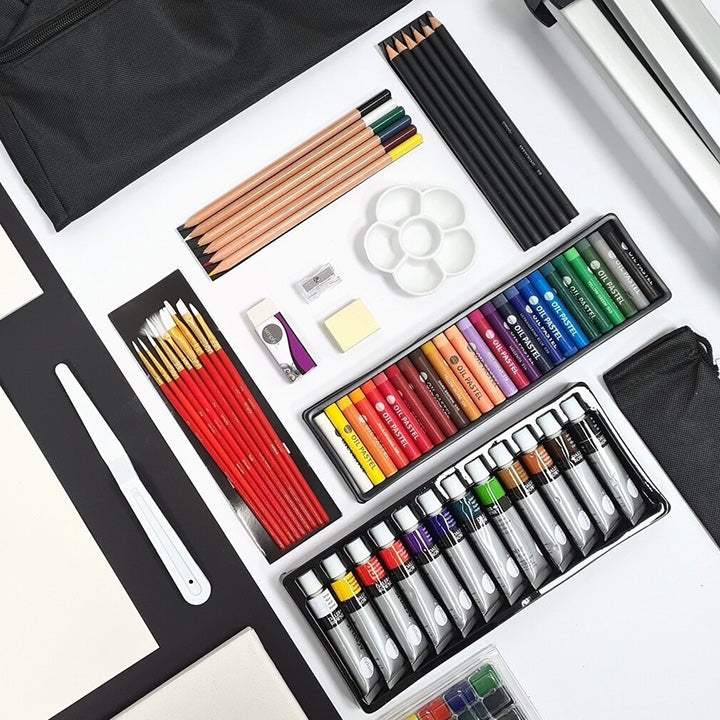 Veliki umjetnički set Daler-Rowney sa stalkom - 115 dijelni