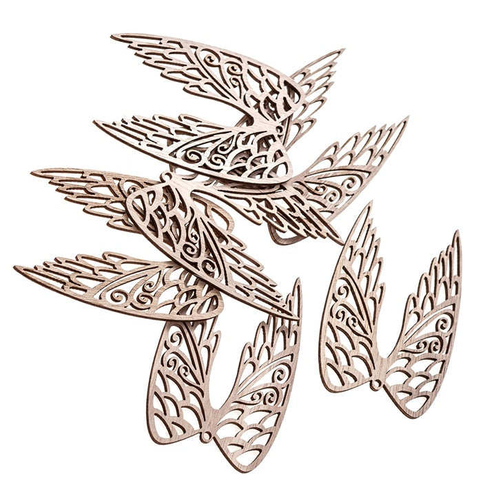 Drvena krila 9 cm / set od 6 komada