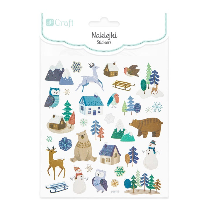 Set naljepnica Winter Landscape 33 komada