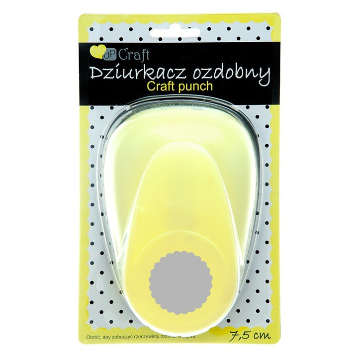 Ukrasni bušač 7,5 cm | Valoviti krug