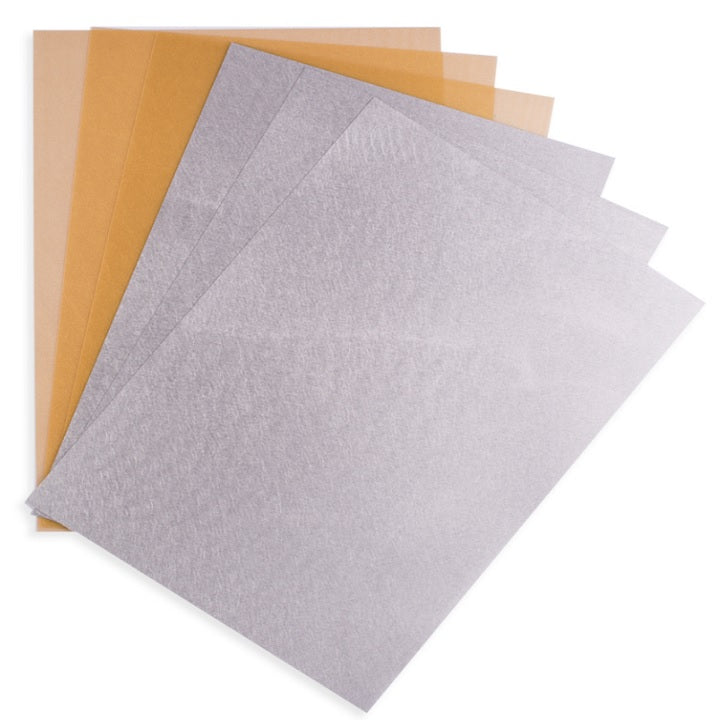 Folija za plastificiranje zlatno-siva - 6 komada