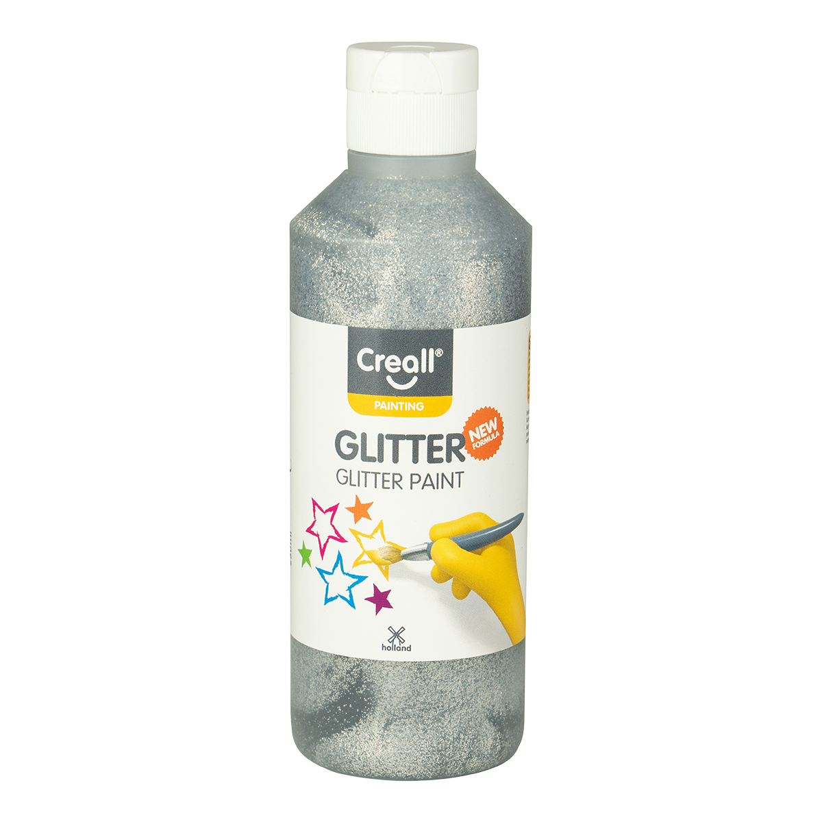 Svjetlucava boja Creall Glitter 250 ml - srebrna
