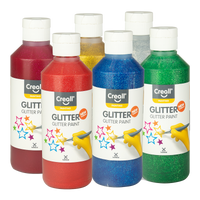 Creall set boja Glitter – 6 × 250 ml, miks boja