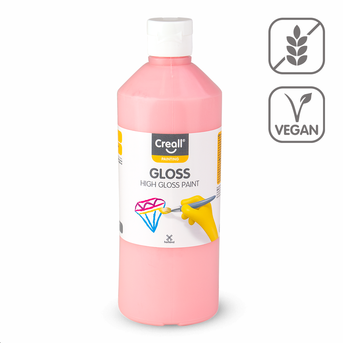 Sjajna polivinilna boja Creall Gloss 500 ml – ružičasta